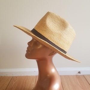 High Noon Confidence in this Vintage Straw Broad Brim